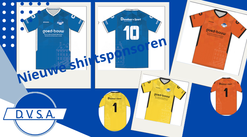 DVSA heeft een nieuwe hoofd- en shirtsponsor