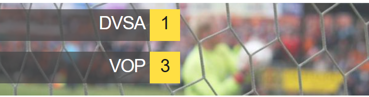 DVSA in slotfase onderuit tegen VOP