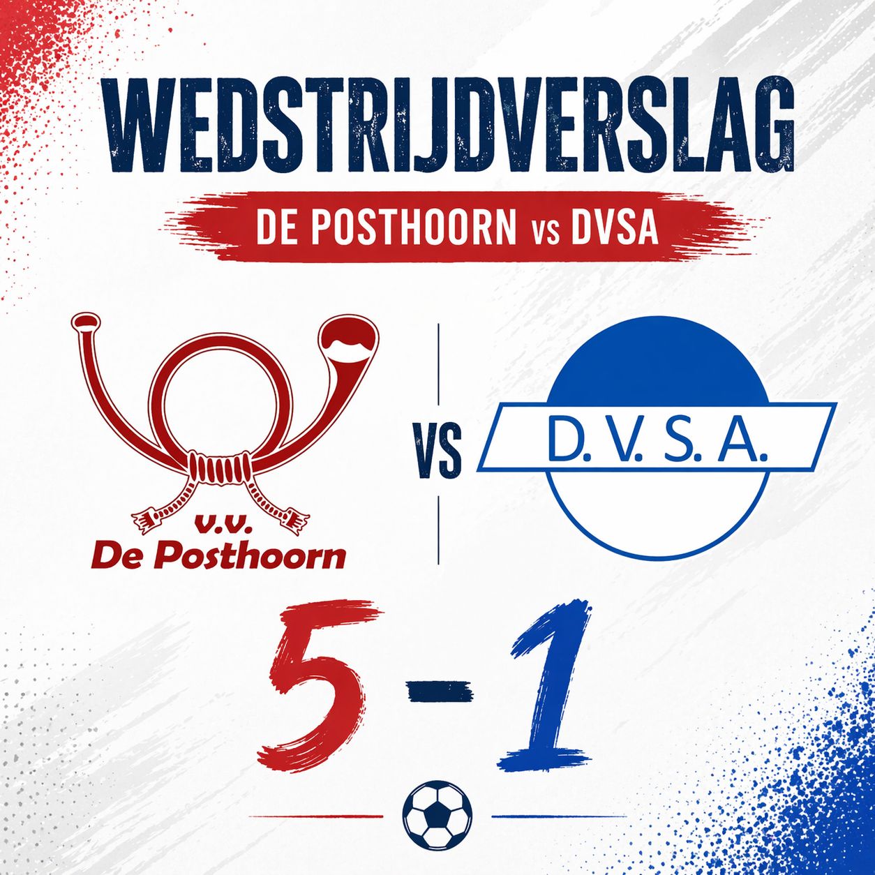 DVSA in slotfase ruim onderuit tegen de Posthoorn